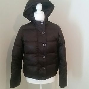 Down puffer puffy jacket warm medium old navy